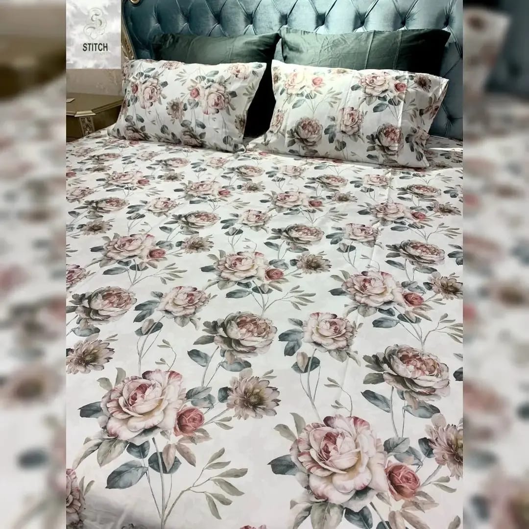 Floral bedsheet