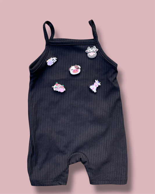Black jumpsuits
