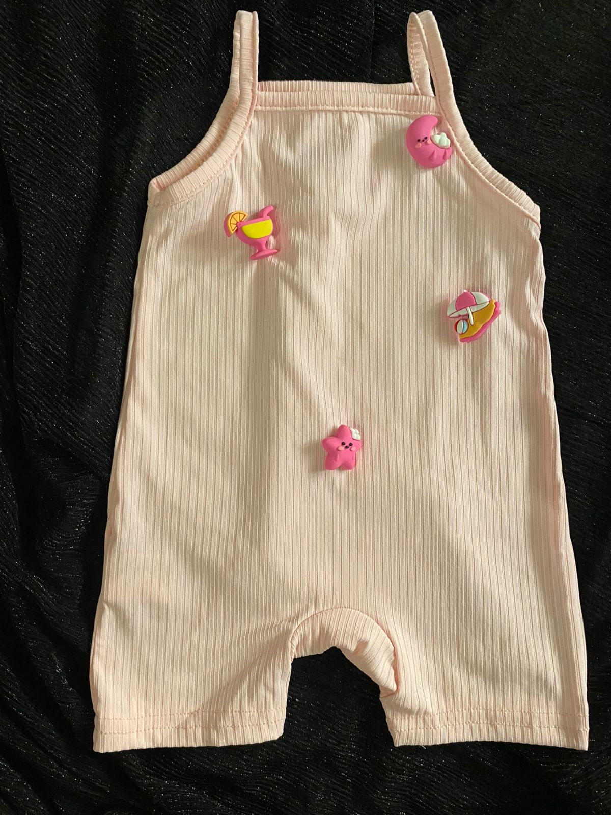 baby pink romper