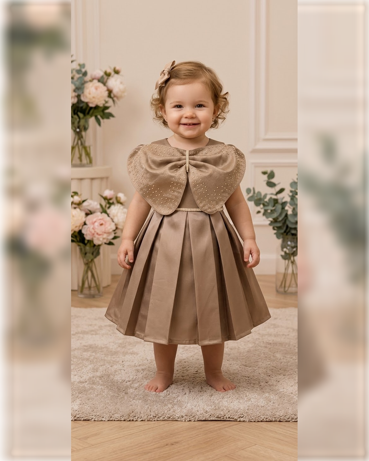 Pretty Bow Frock for girls — Peekaboo