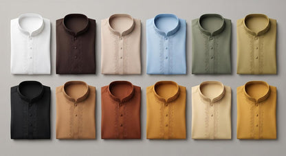 All 12 colours of the boys winter shalwar kameez