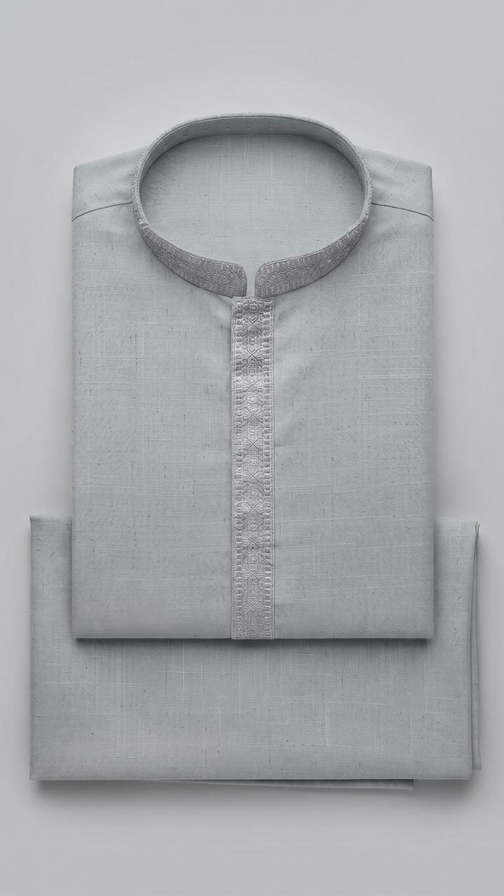 Folded boys shalwar kameez with matching shalwar